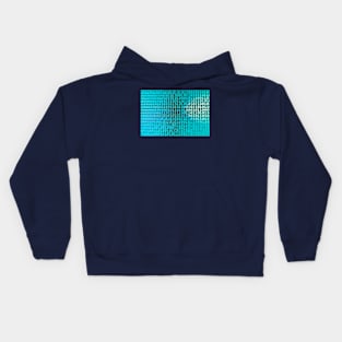 Binary Numbers, Computer Talk, Light Blue Kids Hoodie